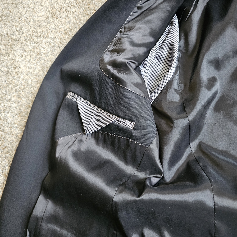 Chaps Classic Black Sport Coat - Picture 4 of 7